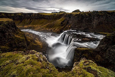 Hochlandwasserfall